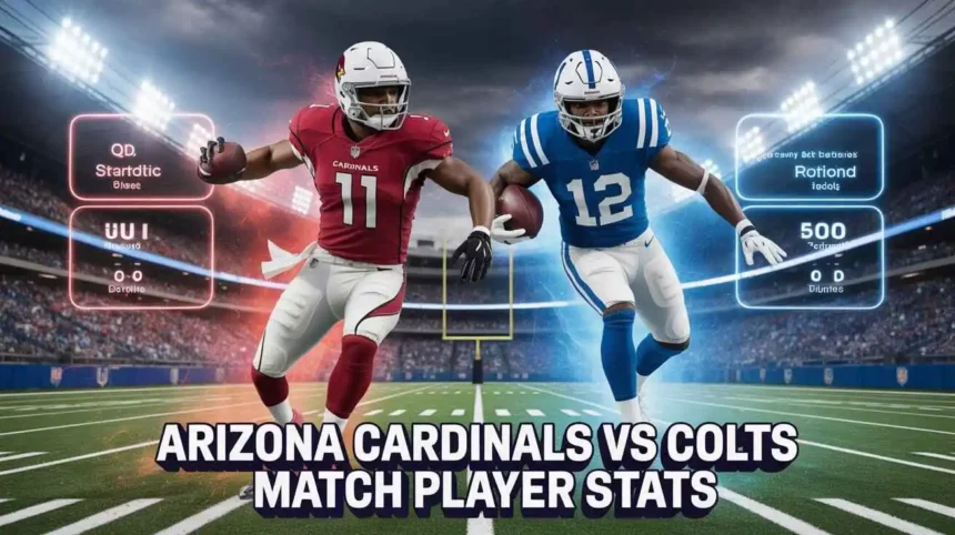 Arizona Cardinals vs Colts Match Player Stats