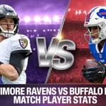 Baltimore Ravens vs Buffalo Bills Match Player Stats