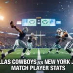dallas cowboys vs new york jets match player stats