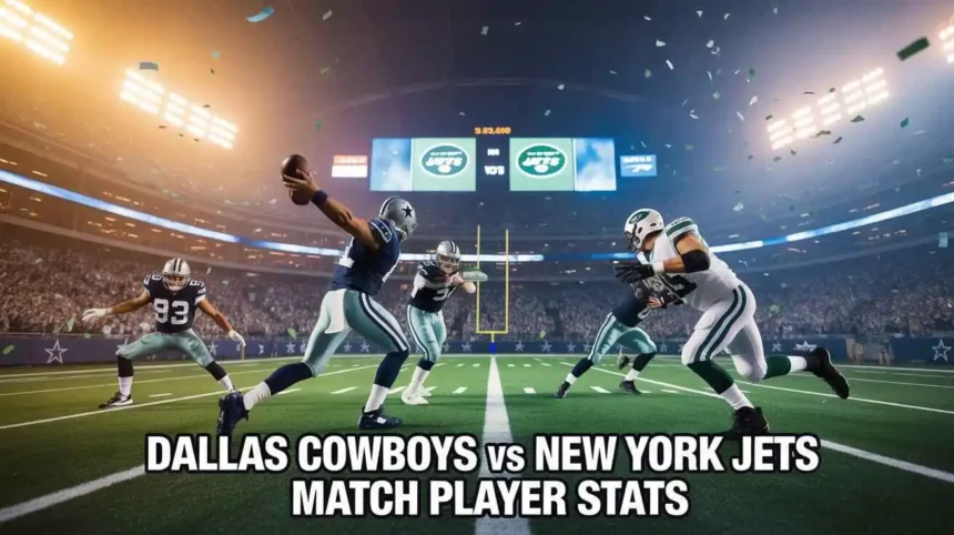 dallas cowboys vs new york jets match player stats