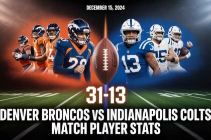Denver Broncos vs Indianapolis Colts Match Player Stats