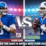 New York Giants vs Buffalo Bills Match Player Stats