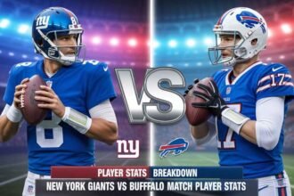 New York Giants vs Buffalo Bills Match Player Stats