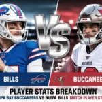 Tampa Bay Buccaneers vs Buffalo Bills Match Player Stats