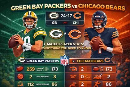 green bay packers vs chicago bears match player stats