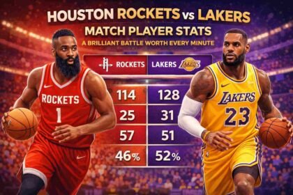 houston rockets vs lakers match player stats