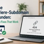 Keine Karriere-Subdomain Gefunden